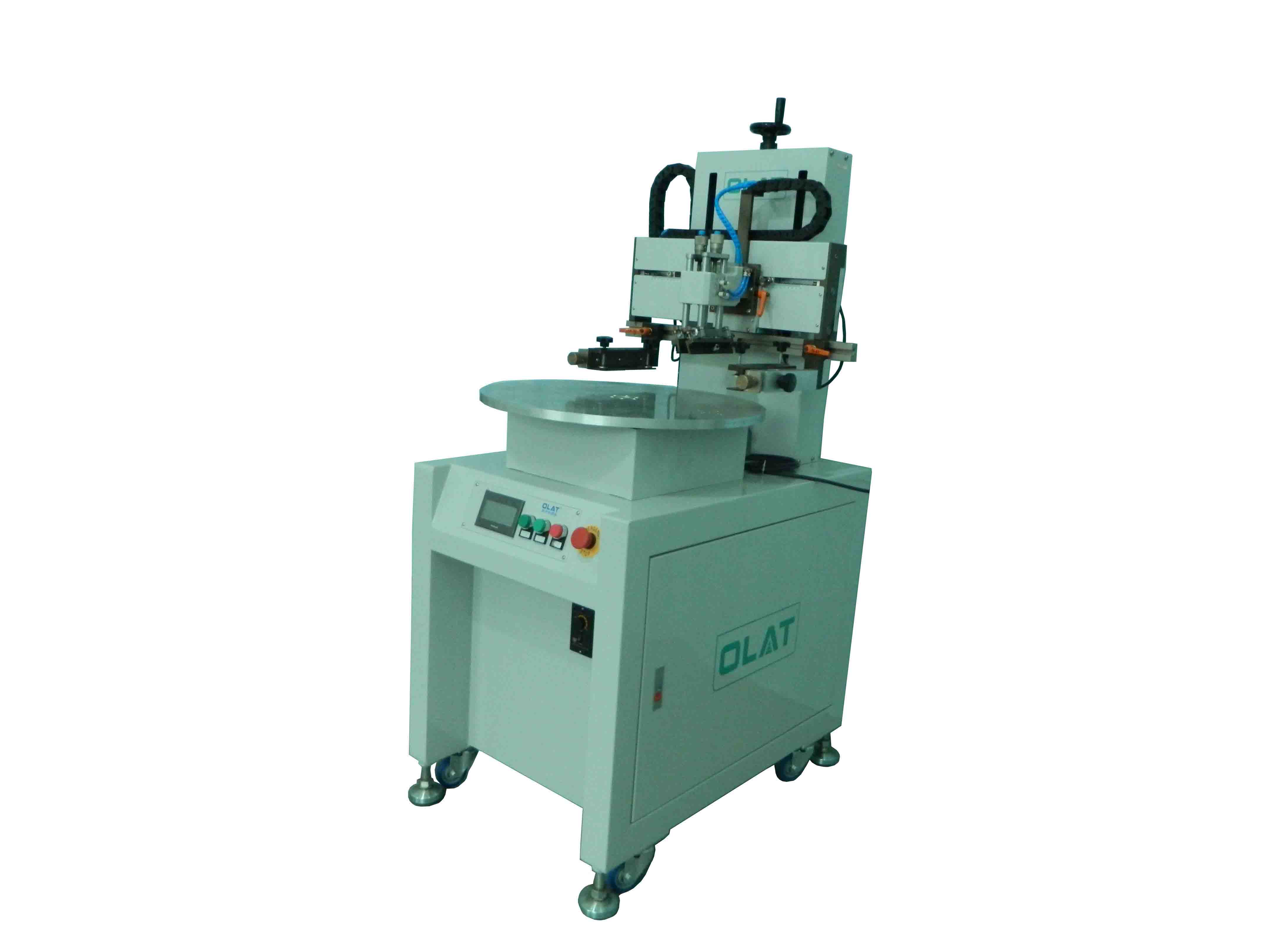 Yixing customer order plane servo screen printing machine 4 location disk screen printing machine